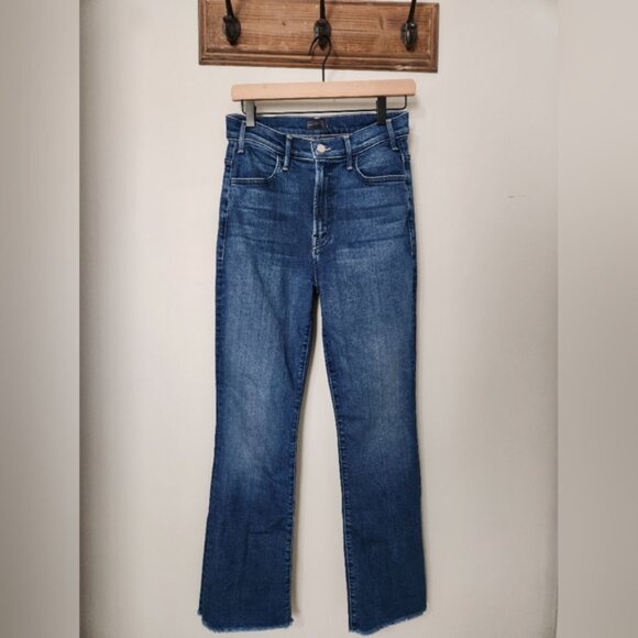 Mother Jeans The Hustler Flood Fray $268 Size 28 EXCELLENT CONDITION - Picture 3 of 10